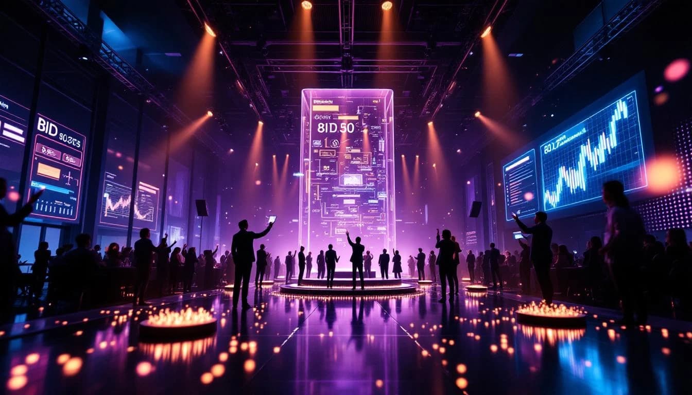 Modern auction event